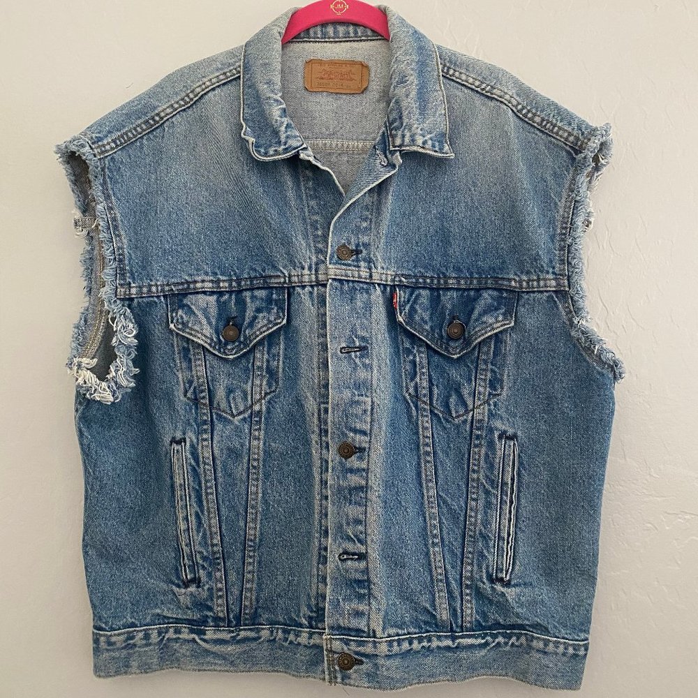 Vintage Cut-Off Denim Vest